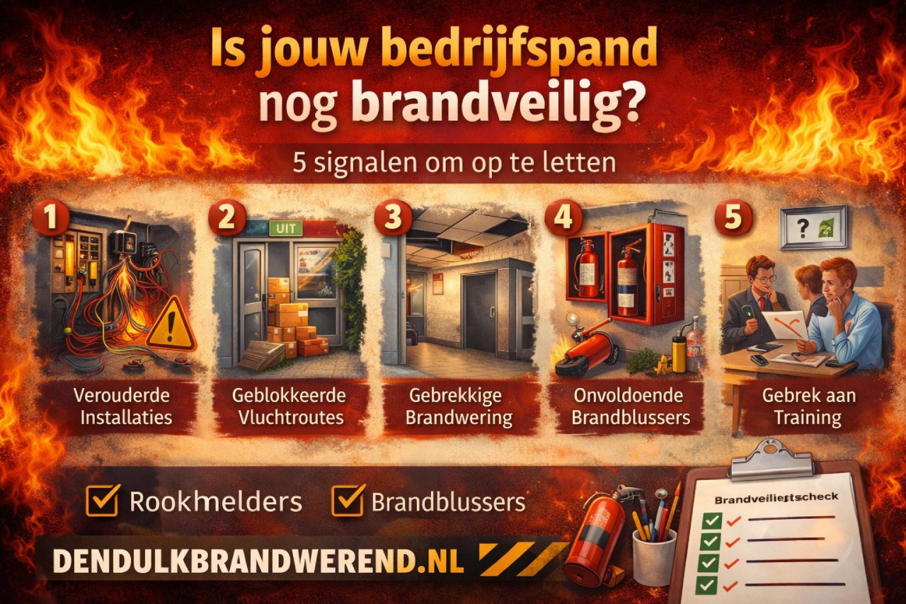 Is jouw bedrijfspand nog brandveilig? 5 signalen om op te letten