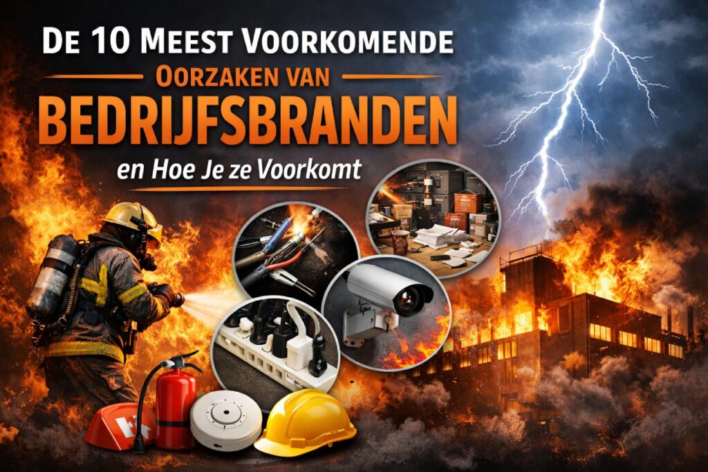 De 10 meest voorkomende oorzaken van bedrijfsbranden en hoe je ze voorkomt